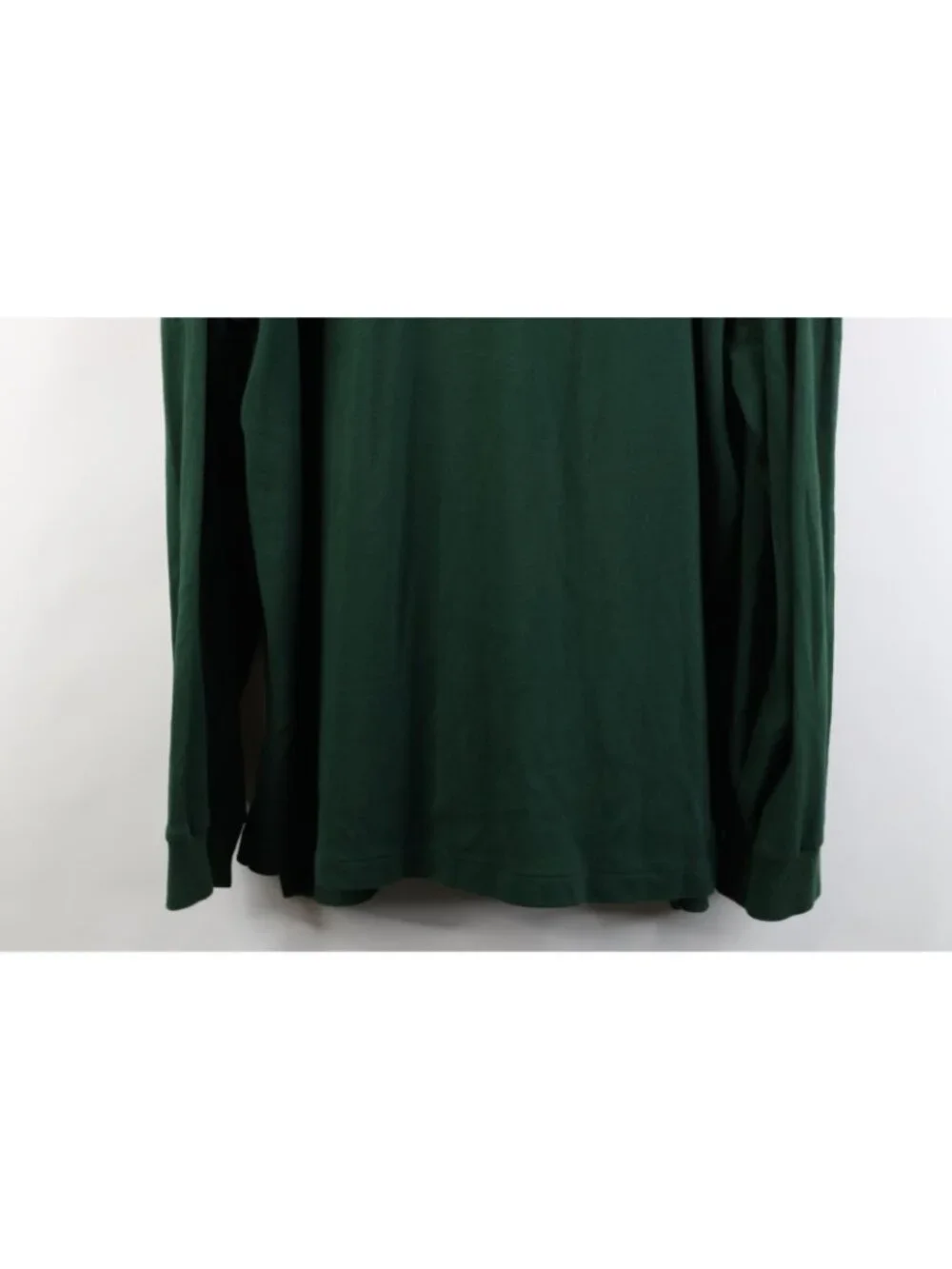 Vintage 90s Ralph Lauren Mens XL Soft Cotton Knit Long Sleeve Rugby Polo Green